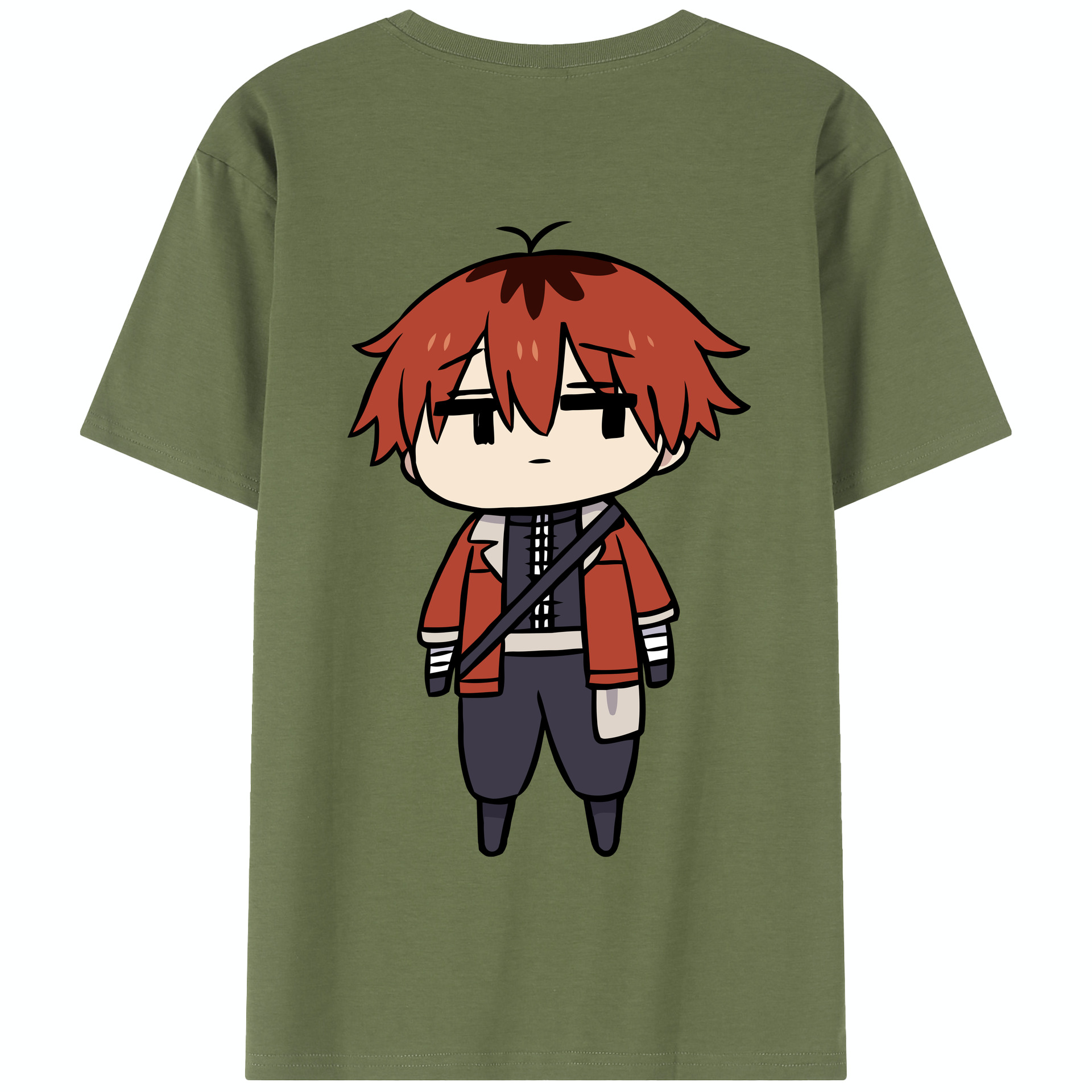 （画像用） 葬送のフリーレン Frieren 綿100％半袖Tシャツ（背面プリント）